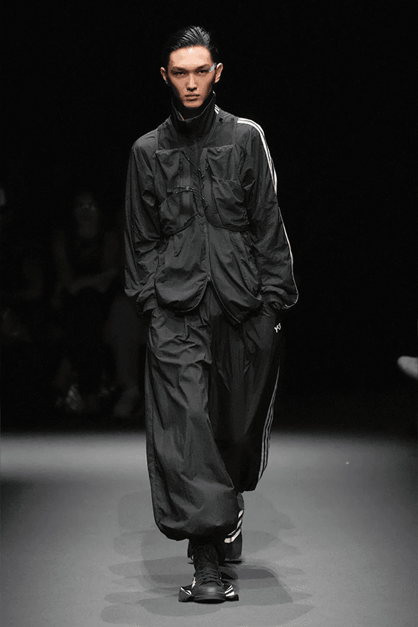 Y3 Spring Summer 2025 Paris Fashion Week menswear womenswear streetwear Adidas sportswear runway show
