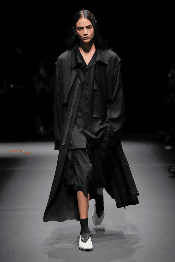 Y3 Spring Summer 2025 Paris Fashion Week menswear womenswear streetwear Adidas sportswear runway show