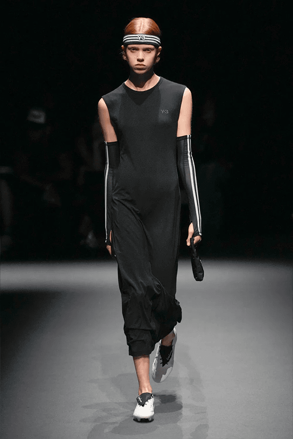 Y3 Spring Summer 2025 Paris Fashion Week menswear womenswear streetwear Adidas sportswear runway show