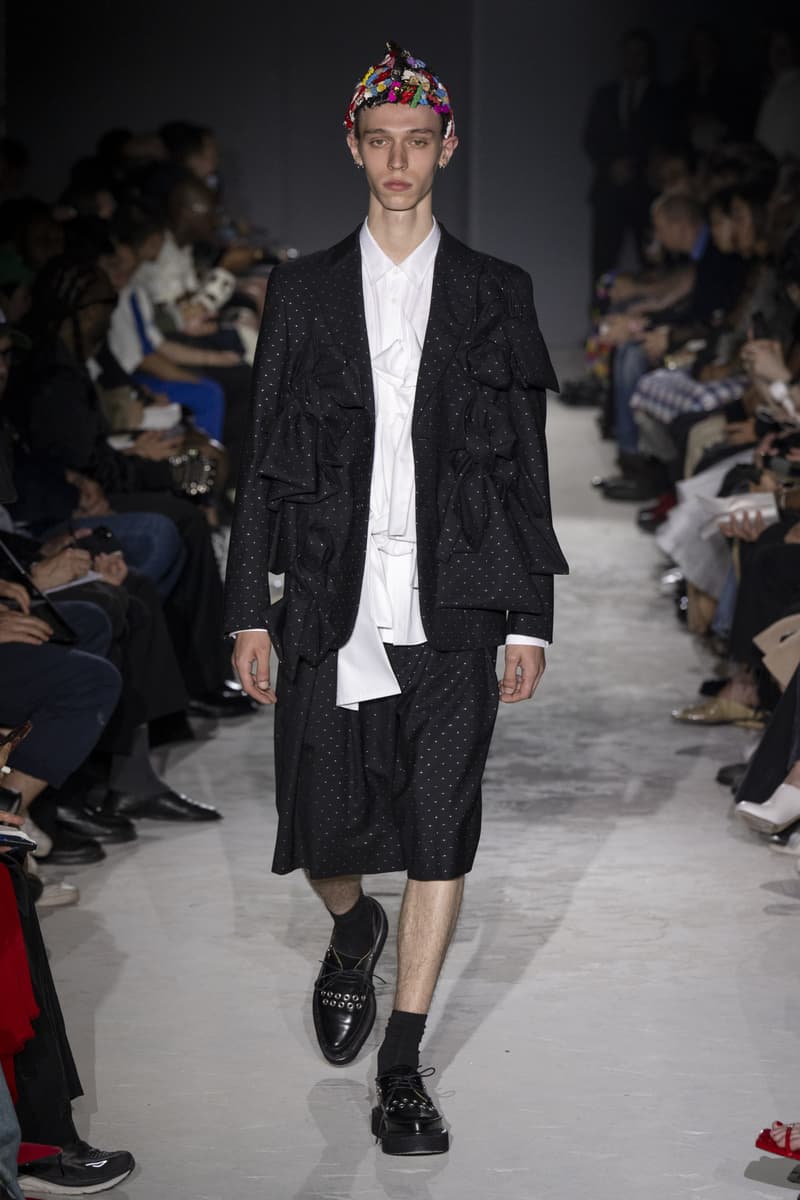 COMME des GARÇONS HOMME PLUS SS25 Paris Fashion Week Collection cdghp cdg rei kawakubo