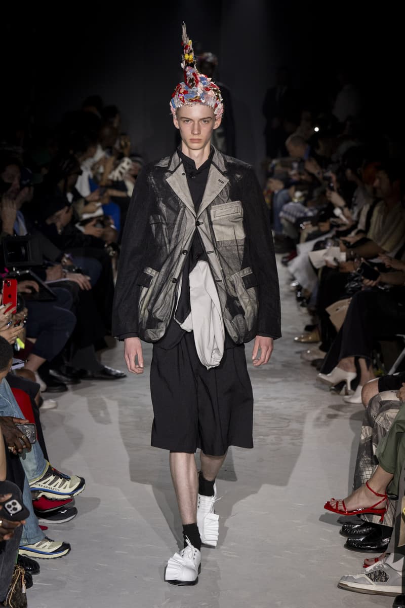 COMME des GARÇONS HOMME PLUS SS25 Paris Fashion Week Collection cdghp cdg rei kawakubo