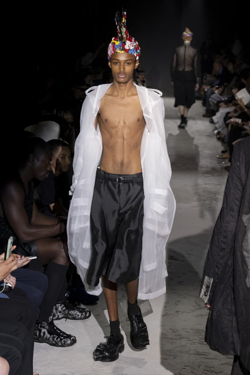 COMME des GARÇONS HOMME PLUS SS25 Paris Fashion Week Collection cdghp cdg rei kawakubo