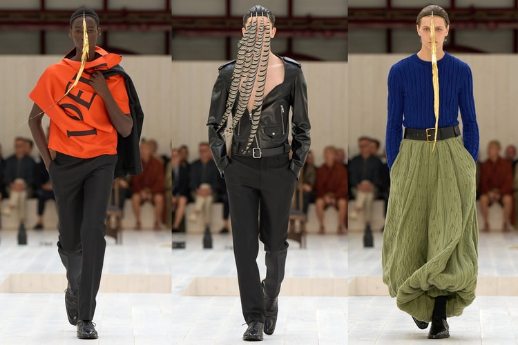 Jonathan Anderson Reaffirms Radical Silhouettes Through Opulence for LOEWE SS25