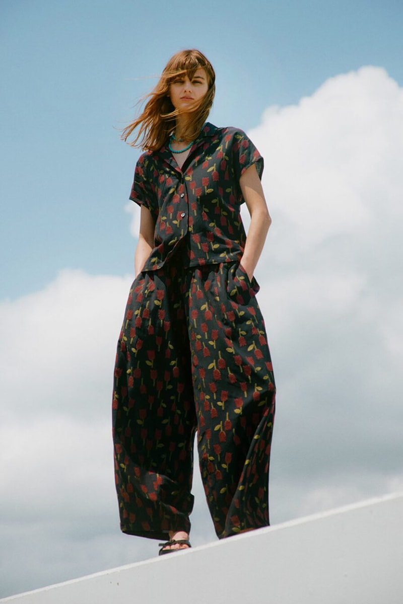 NEEDLES Reveals Striking Spring/Summer 2025 Collection paris release tracksuit fashion week jacket blazer pattern print button pants trouser skirt track suit sweat suit shorts shirt long short sleeve price drop lookbook nepenthes offering presentation capsule japan tokyo new york city nyc drop cop