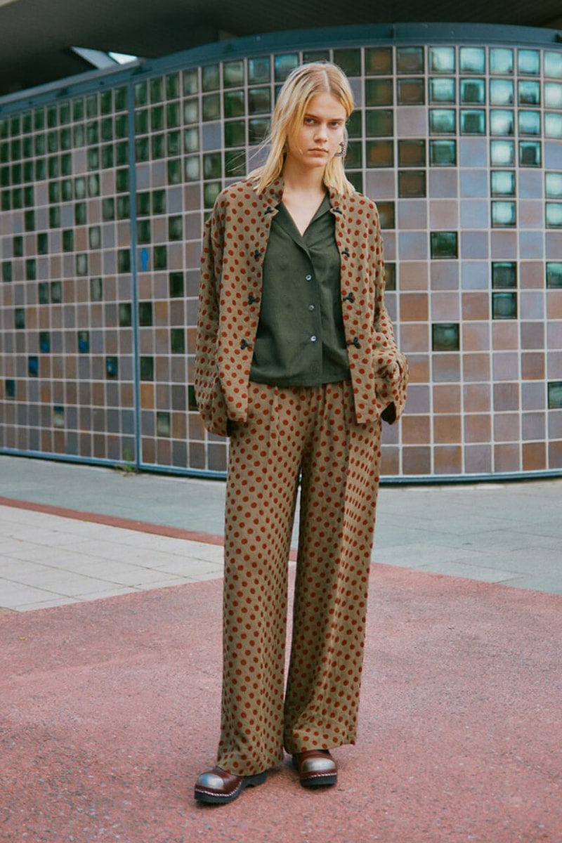 NEEDLES Reveals Striking Spring/Summer 2025 Collection paris release tracksuit fashion week jacket blazer pattern print button pants trouser skirt track suit sweat suit shorts shirt long short sleeve price drop lookbook nepenthes offering presentation capsule japan tokyo new york city nyc drop cop