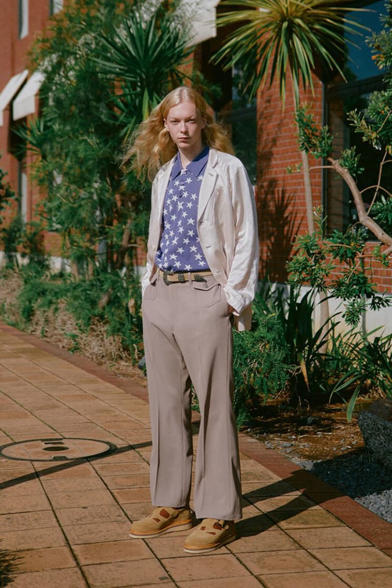 NEEDLES Reveals Striking Spring/Summer 2025 Collection paris release tracksuit fashion week jacket blazer pattern print button pants trouser skirt track suit sweat suit shorts shirt long short sleeve price drop lookbook nepenthes offering presentation capsule japan tokyo new york city nyc drop cop