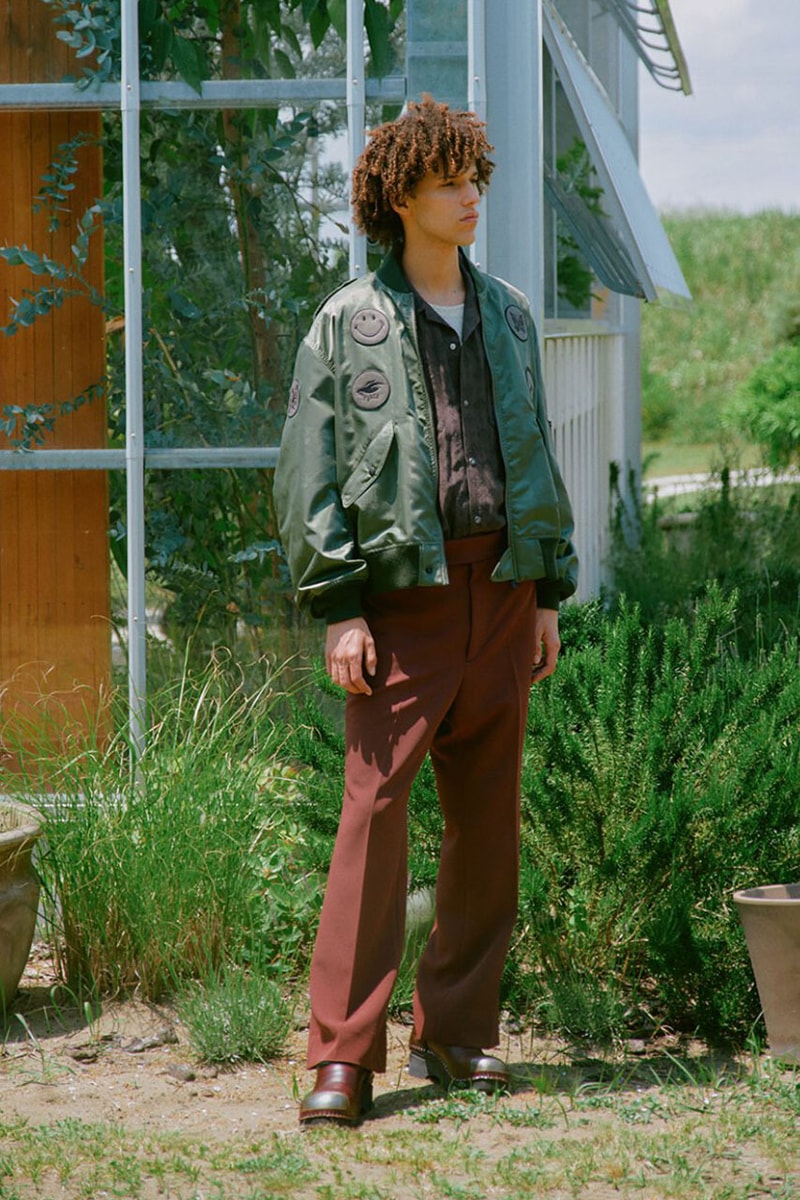 NEEDLES Reveals Striking Spring/Summer 2025 Collection paris release tracksuit fashion week jacket blazer pattern print button pants trouser skirt track suit sweat suit shorts shirt long short sleeve price drop lookbook nepenthes offering presentation capsule japan tokyo new york city nyc drop cop