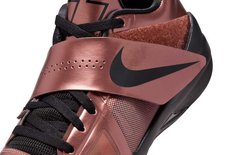 First Look at the Nike KD 4 "Christmas" FZ5913-800 metallic copper/black kevin durant nba easy money snipper