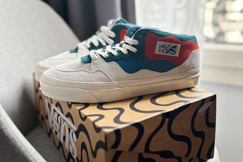 Parra x OTW by Vans Present Collaborative Half Cab for Go Skateboarding Day 2024 drop release upper skate ollie price drop upper suede leather logo music dat paris amsterdam streetwear fashion france flag fashion week