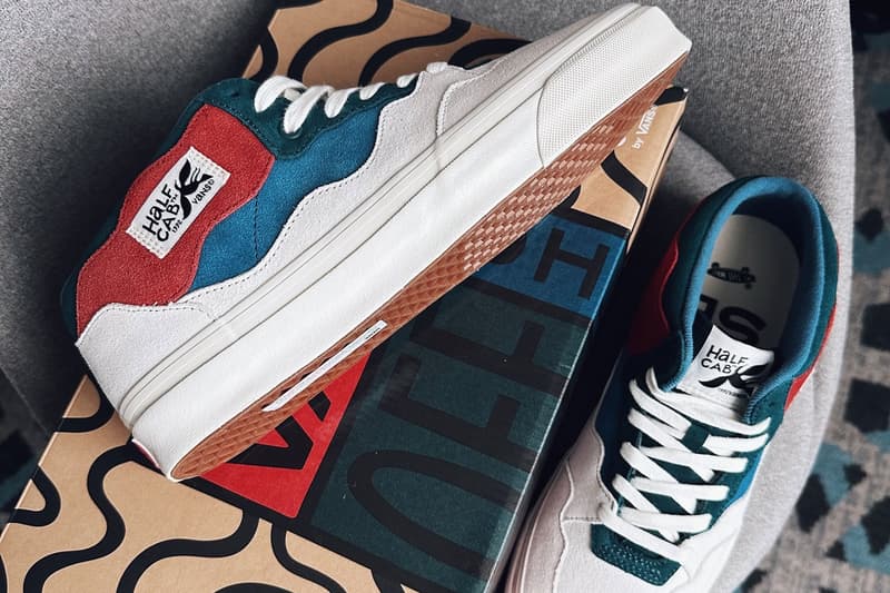 Parra x OTW by Vans Present Collaborative Half Cab for Go Skateboarding Day 2024 drop release upper skate ollie price drop upper suede leather logo music dat paris amsterdam streetwear fashion france flag fashion week