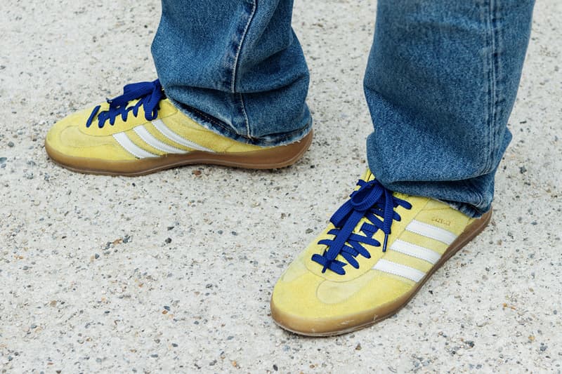 Best Footwear Trends at Paris Fashion Week Men's SS25 adidas wales bonner sambas gazelles nike uptempo shox asics cp company gel kayano new balance dior uggs denim tears