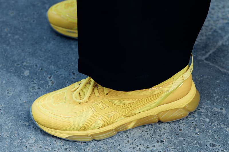 Best Footwear Trends at Paris Fashion Week Men's SS25 adidas wales bonner sambas gazelles nike uptempo shox asics cp company gel kayano new balance dior uggs denim tears