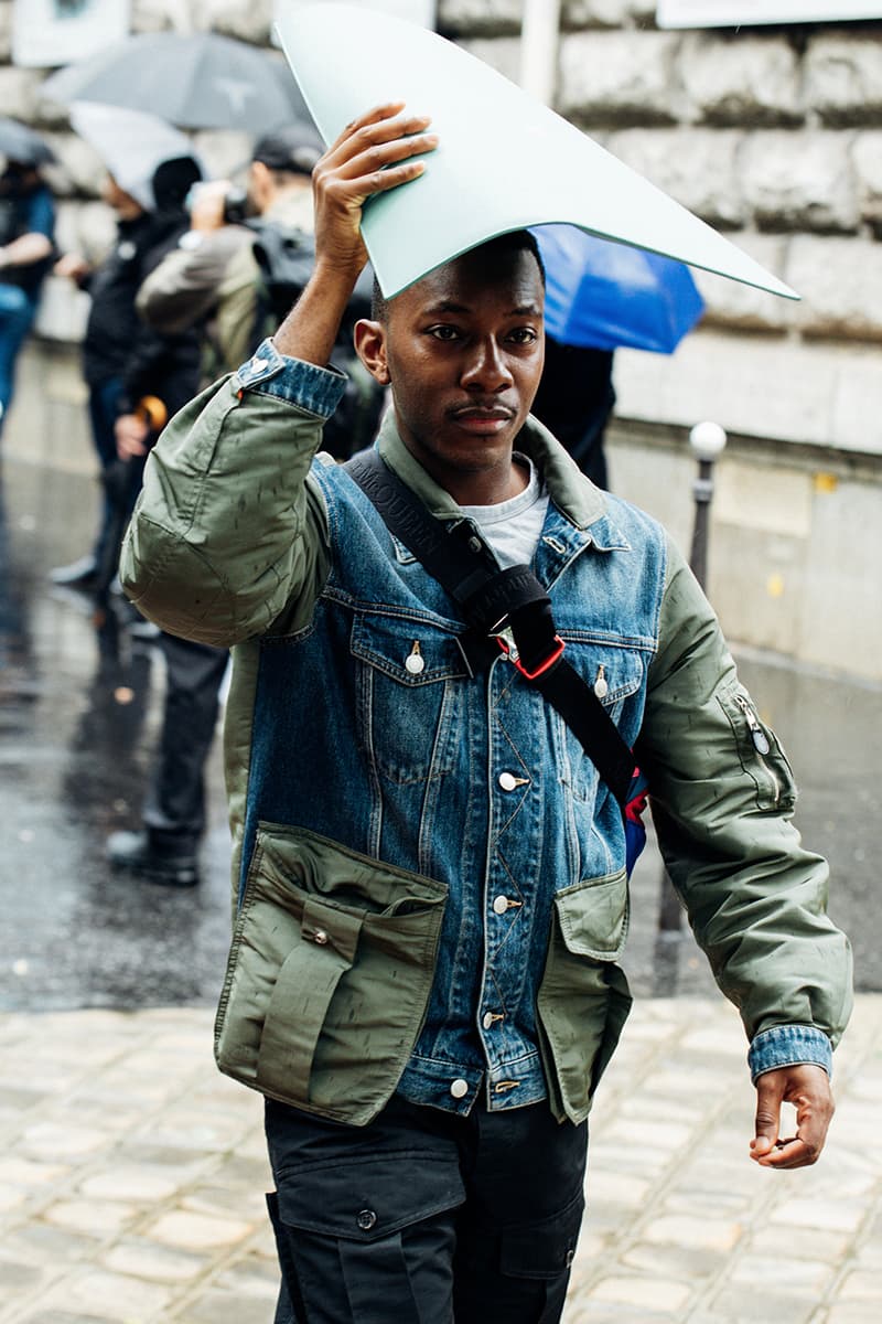 Paris Fashion Week Men's SS25 Street Style dior wales bonner louis vuitton cowboy kidsuper loewe jonathan anderson i told ya asap rocky awge amiri issey miyake lemaire