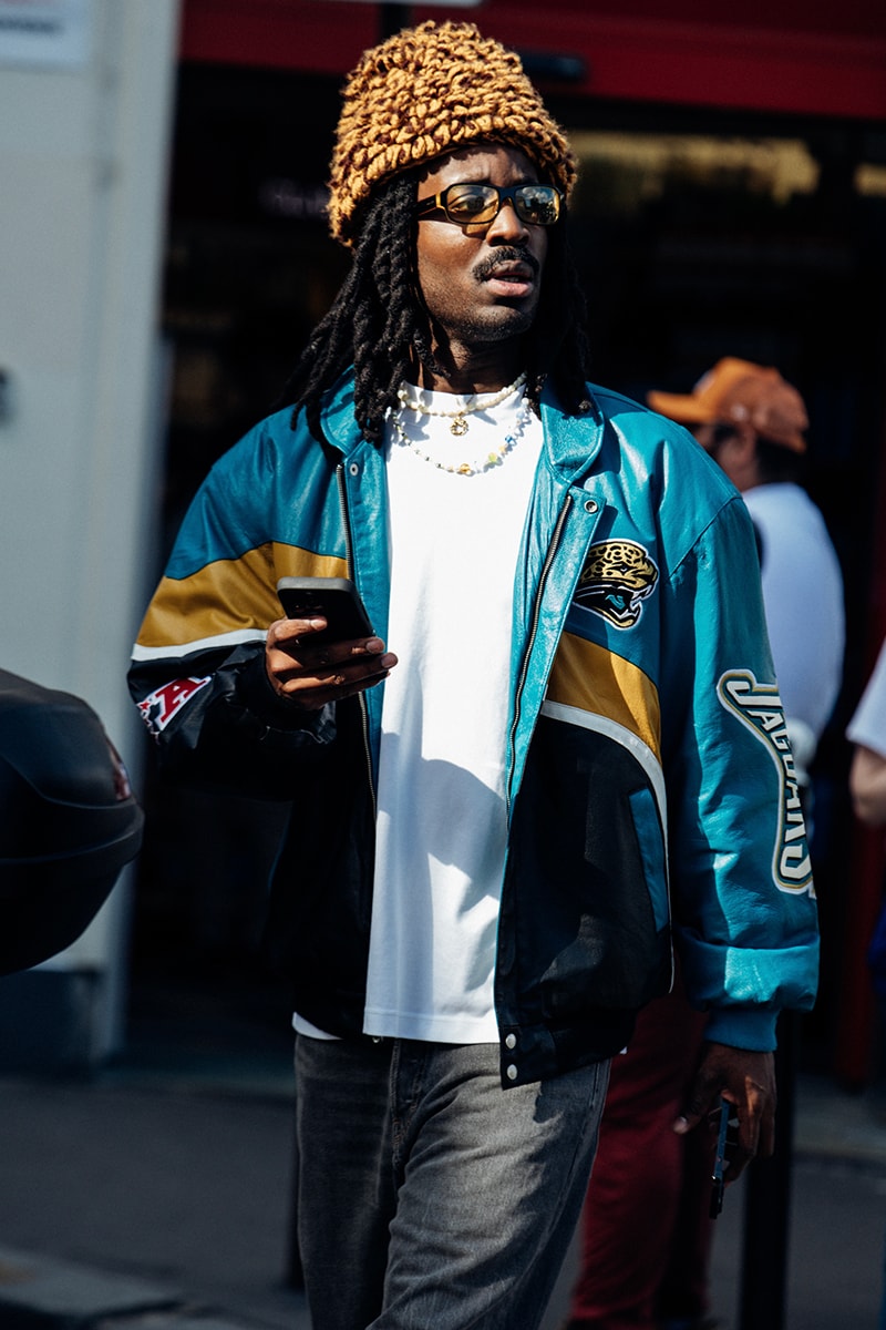 Paris Fashion Week Men's SS25 Street Style dior wales bonner louis vuitton cowboy kidsuper loewe jonathan anderson i told ya asap rocky awge amiri issey miyake lemaire