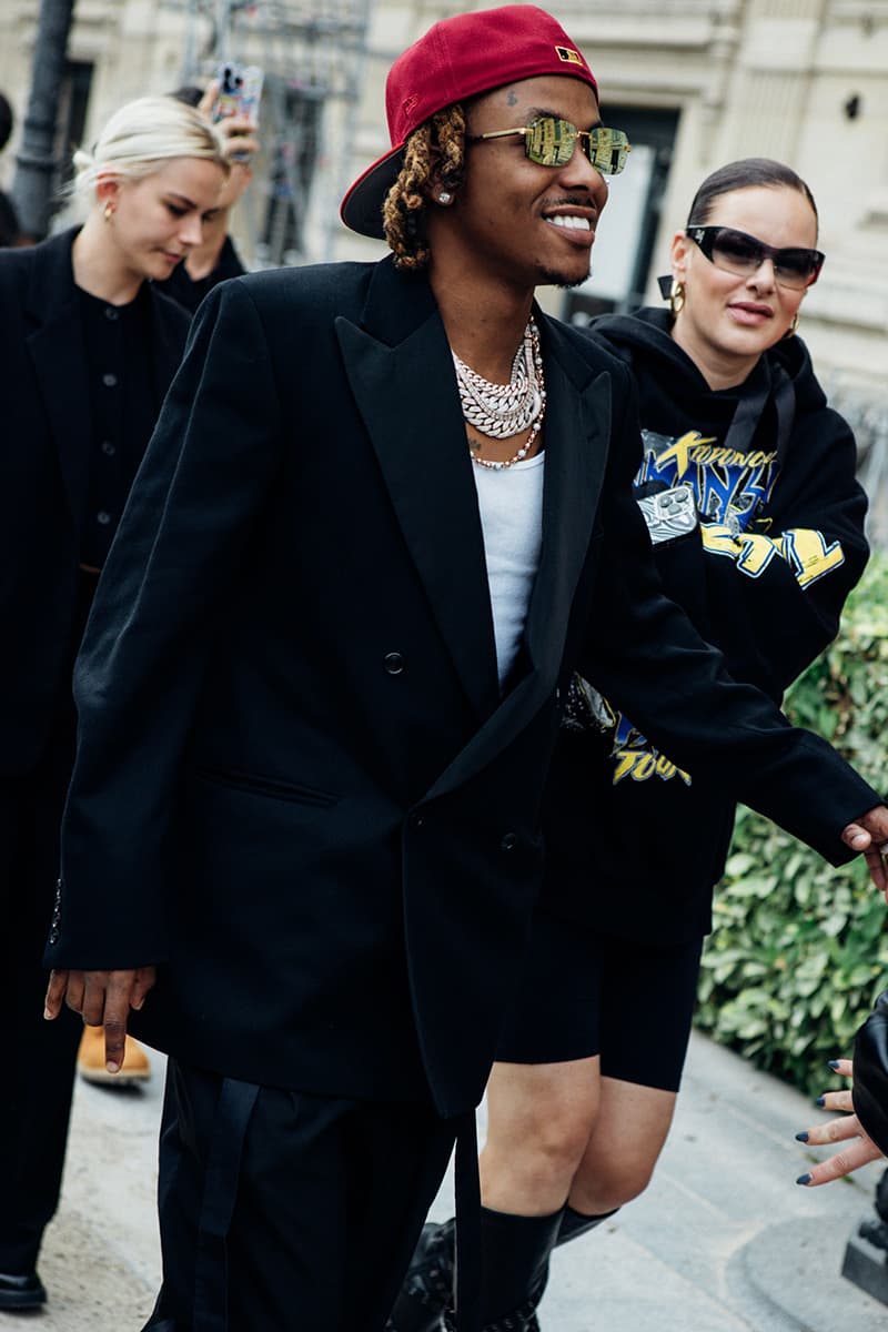 Paris Fashion Week Men's SS25 Street Style dior wales bonner louis vuitton cowboy kidsuper loewe jonathan anderson i told ya asap rocky awge amiri issey miyake lemaire