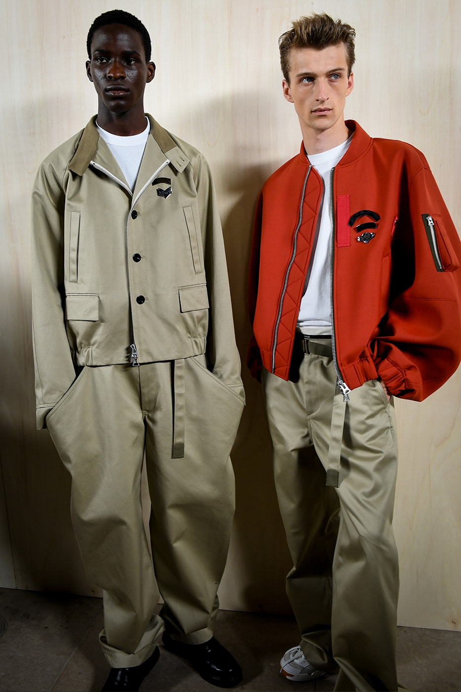 Sacai SS25 Nike WTAPS Levi's Paris Fashion Week Show collaborations james dean speed car auto racer riffs chitose abe japanese streetwear workwear brand j.m. weston 