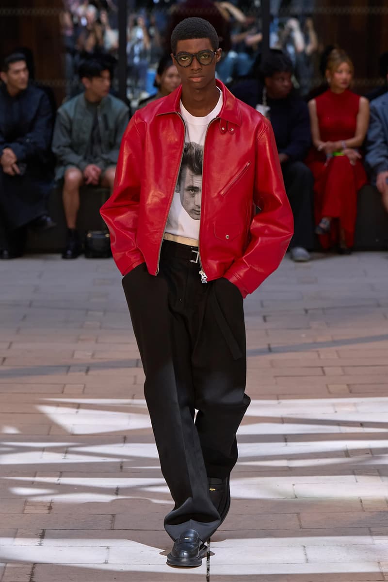 Sacai SS25 Nike WTAPS Levi's Paris Fashion Week Show collaborations james dean speed car auto racer riffs chitose abe japanese streetwear workwear brand j.m. weston 