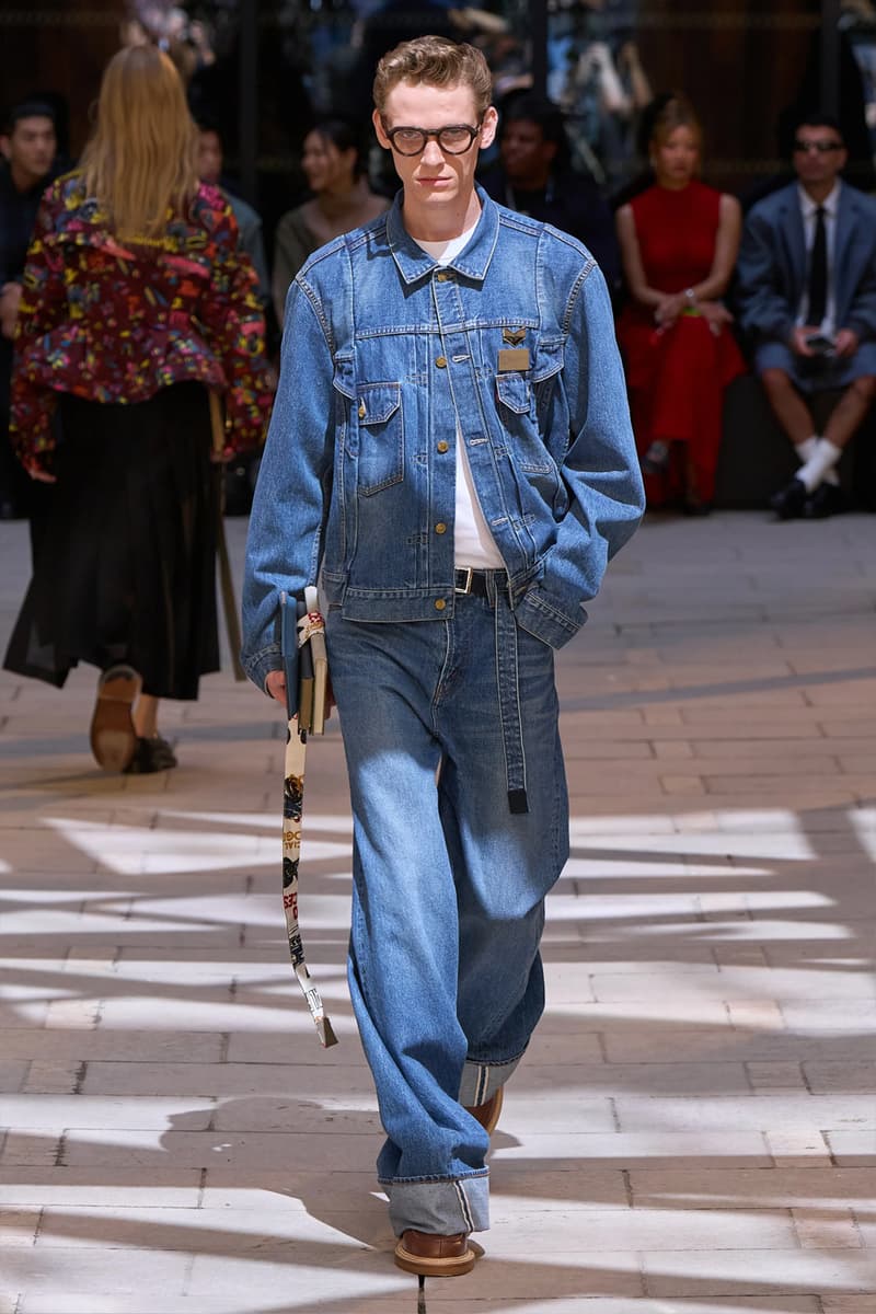 Sacai SS25 Nike WTAPS Levi's Paris Fashion Week Show collaborations james dean speed car auto racer riffs chitose abe japanese streetwear workwear brand j.m. weston 