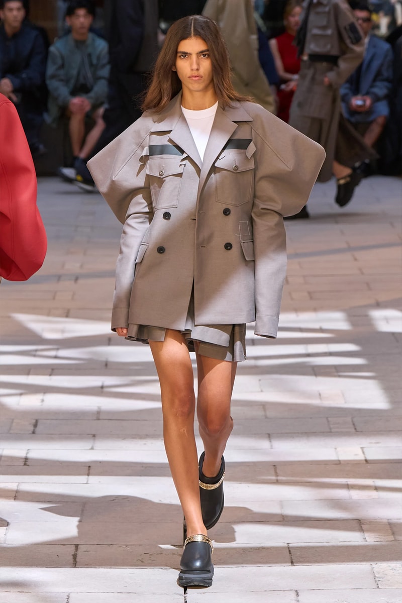 Sacai SS25 Nike WTAPS Levi's Paris Fashion Week Show collaborations james dean speed car auto racer riffs chitose abe japanese streetwear workwear brand j.m. weston 
