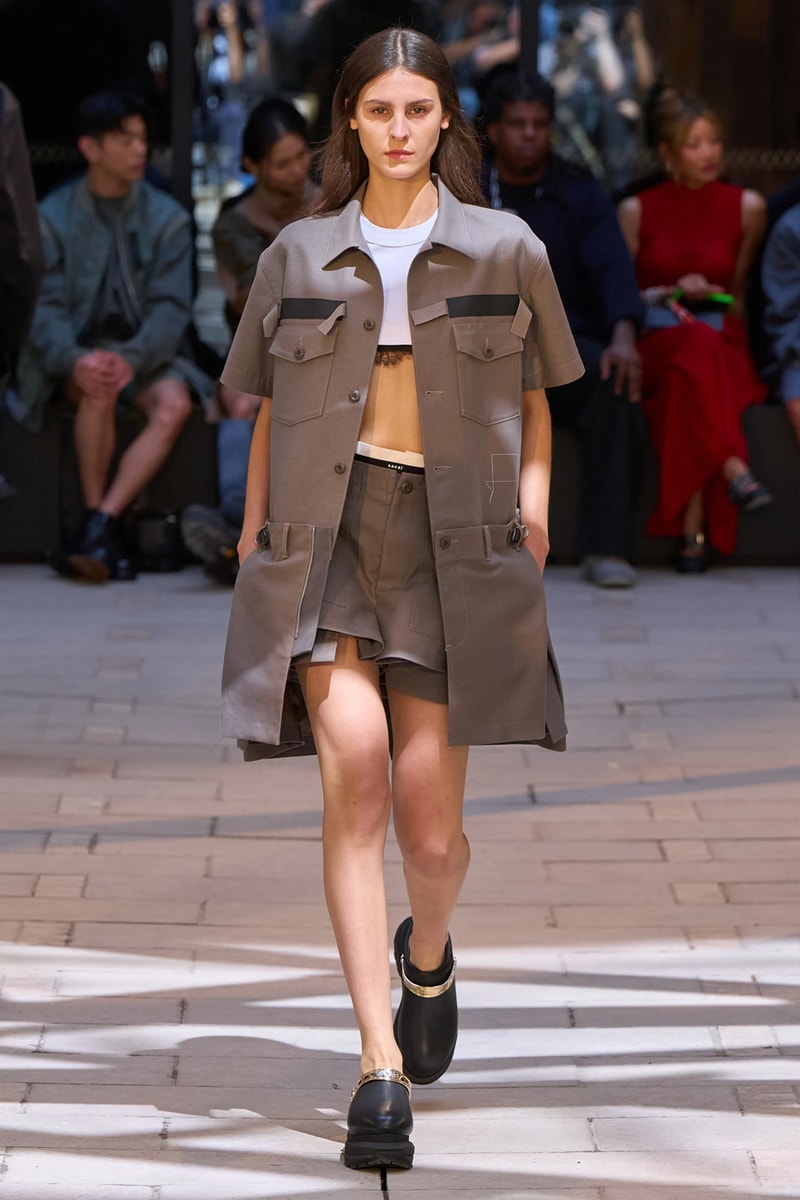 Sacai SS25 Nike WTAPS Levi's Paris Fashion Week Show collaborations james dean speed car auto racer riffs chitose abe japanese streetwear workwear brand j.m. weston 