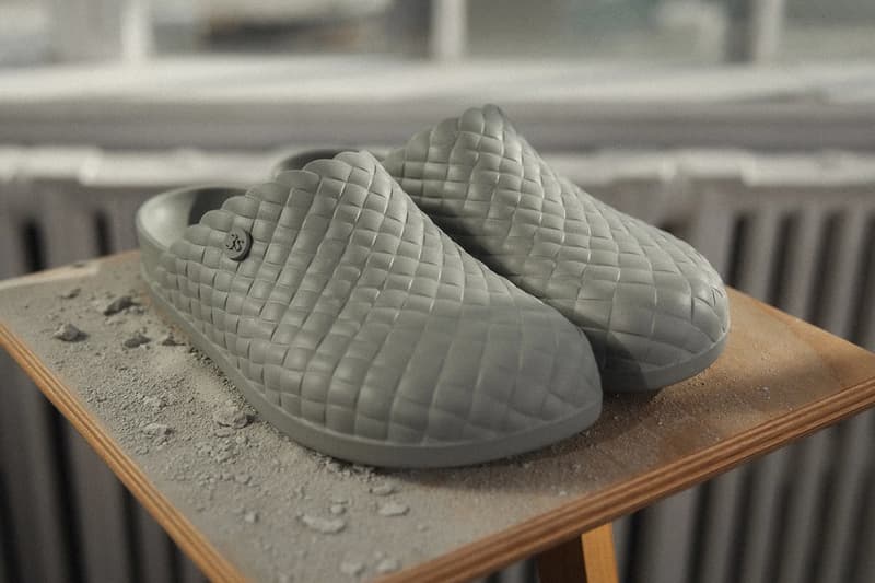 3sixteen Crocs New Dylan Clog Huaraches woven rubber molded pattern concrete gray color shade purchase retail story founders