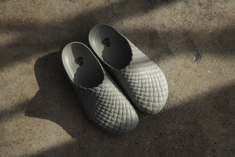 3sixteen Crocs New Dylan Clog Huaraches woven rubber molded pattern concrete gray color shade purchase retail story founders