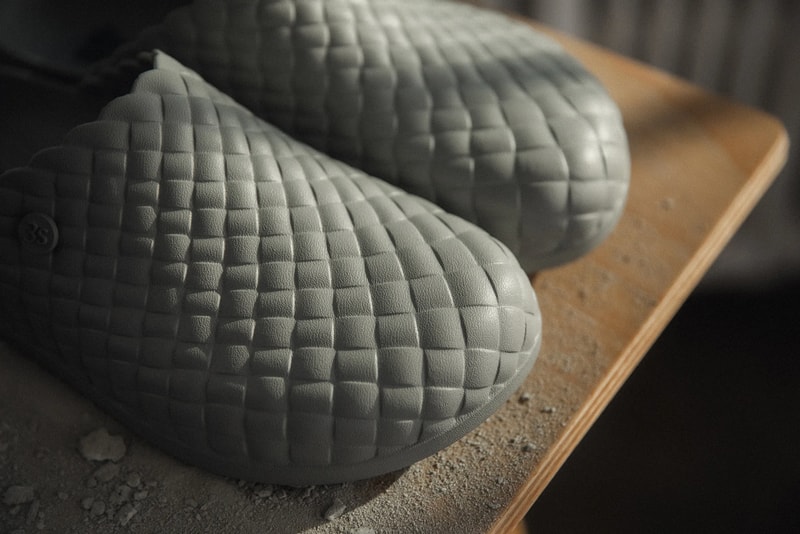 3sixteen Crocs New Dylan Clog Huaraches woven rubber molded pattern concrete gray color shade purchase retail story founders