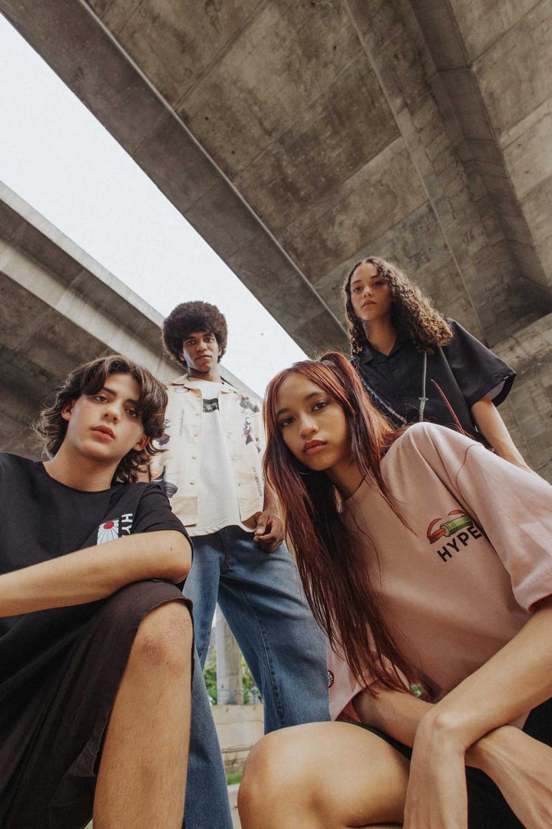 Hype Demon Slayer capsule collection streetwear animé kamado tanjiro t-shirt shirt kimono kamado nezuko agatsuma zenitsu 