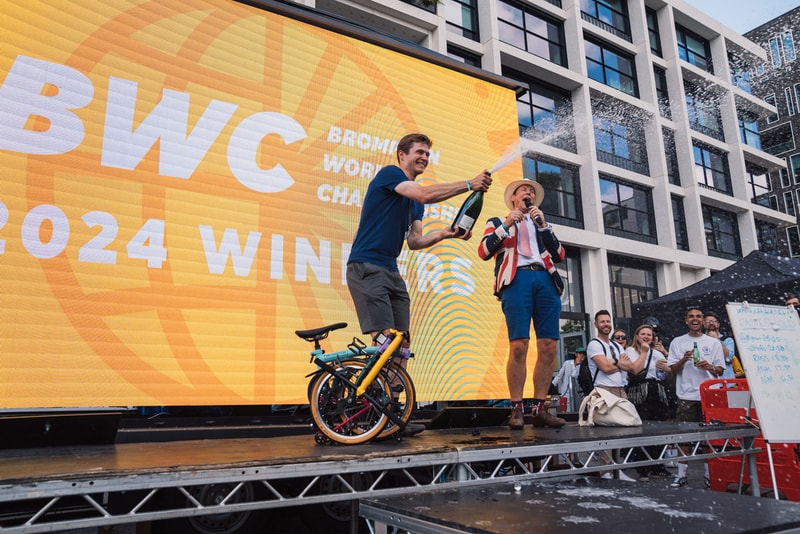 Brompton World Championships London Kings Cross Sports Cycling Bikes Competition Live Music Food Stalls Events London UK England