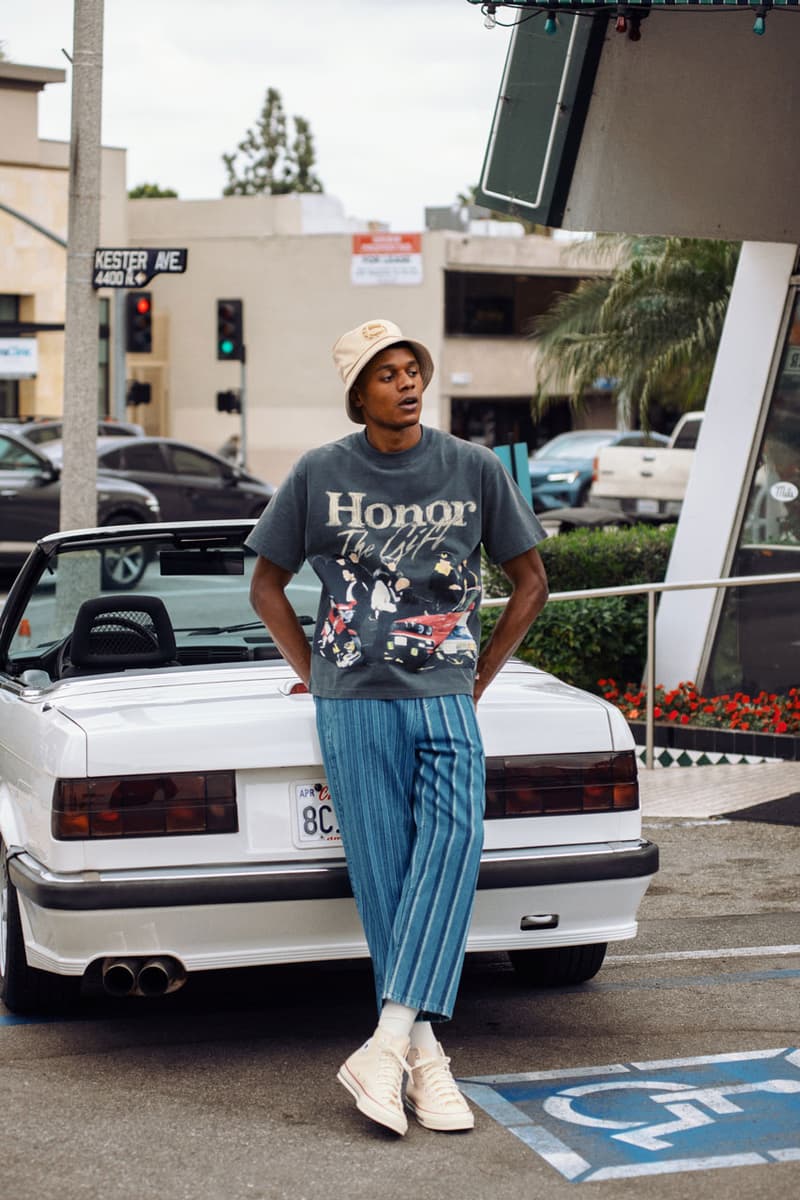 Honor The Gift Spring 2024 Inner City Auto Club Release russell westbrook california los angeles fashion brand release drop car paris fashion week ready to wear southern cali graphic t shirt pants denim jacket bomber vest tracksuit accessories