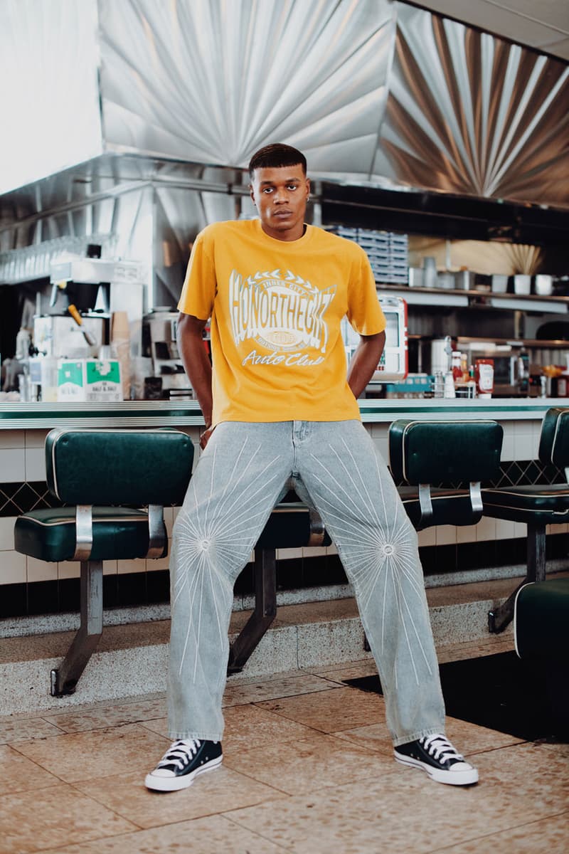 Honor The Gift Spring 2024 Inner City Auto Club Release russell westbrook california los angeles fashion brand release drop car paris fashion week ready to wear southern cali graphic t shirt pants denim jacket bomber vest tracksuit accessories