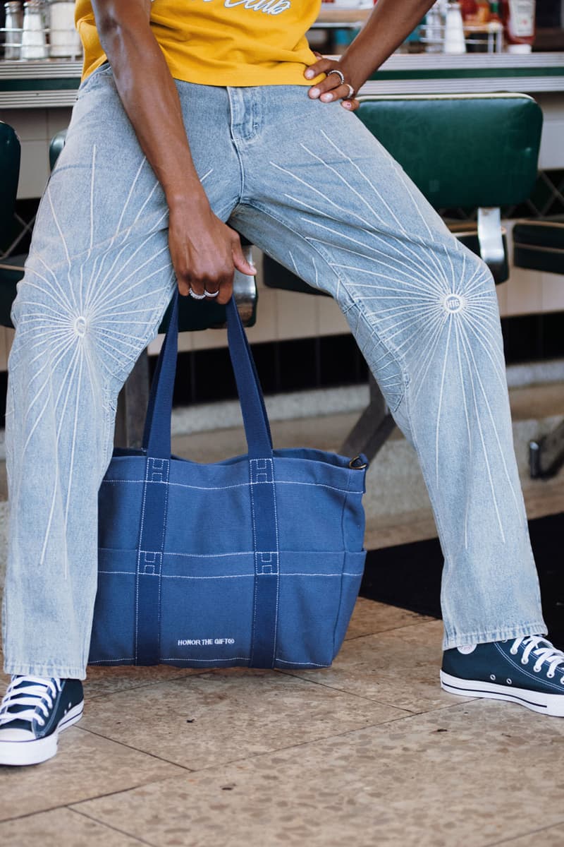 Honor The Gift Spring 2024 Inner City Auto Club Release russell westbrook california los angeles fashion brand release drop car paris fashion week ready to wear southern cali graphic t shirt pants denim jacket bomber vest tracksuit accessories
