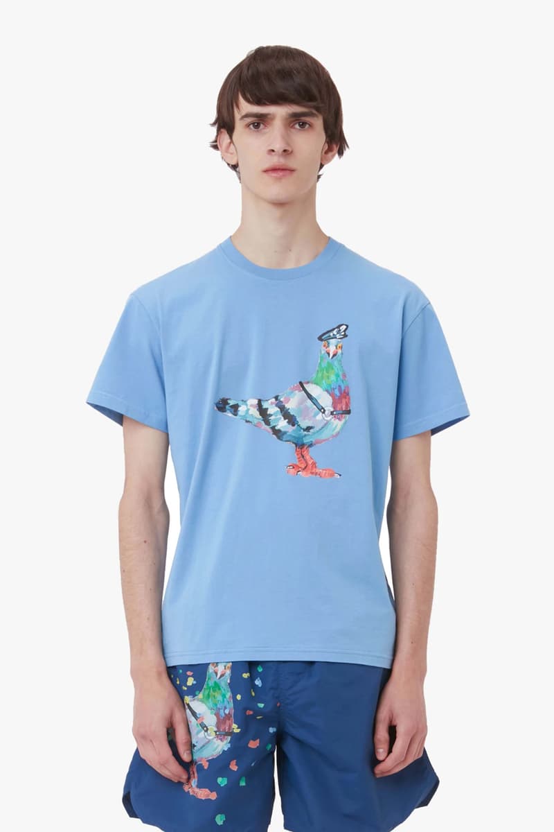 jw anderson pride moth capsule collection 2024 pigeons gay couple tees tanks swim trunks designer 