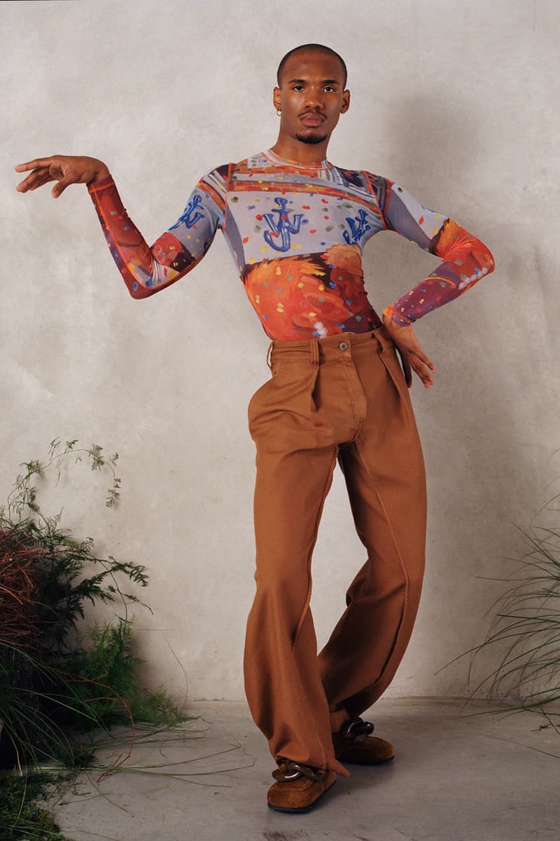 jw anderson pride moth capsule collection 2024 pigeons gay couple tees tanks swim trunks designer 