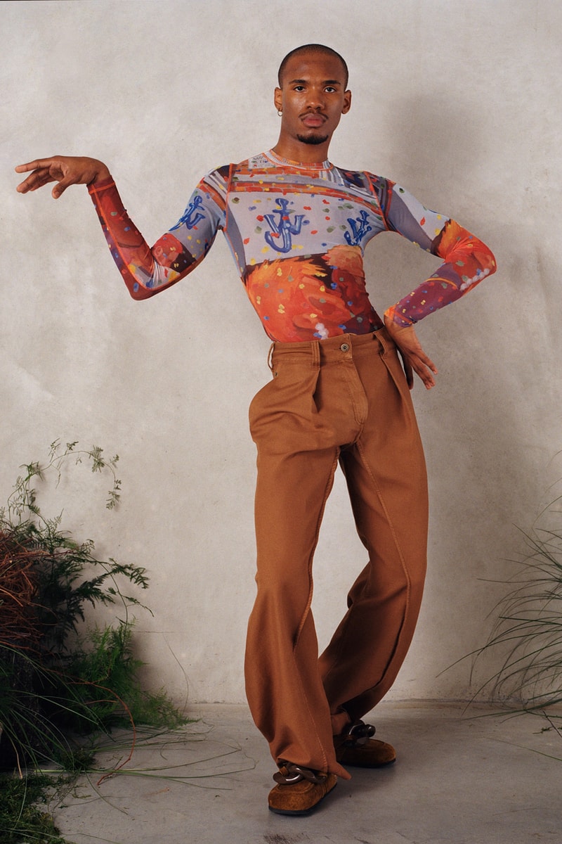 jw anderson pride moth capsule collection 2024 pigeons gay couple tees tanks swim trunks designer 