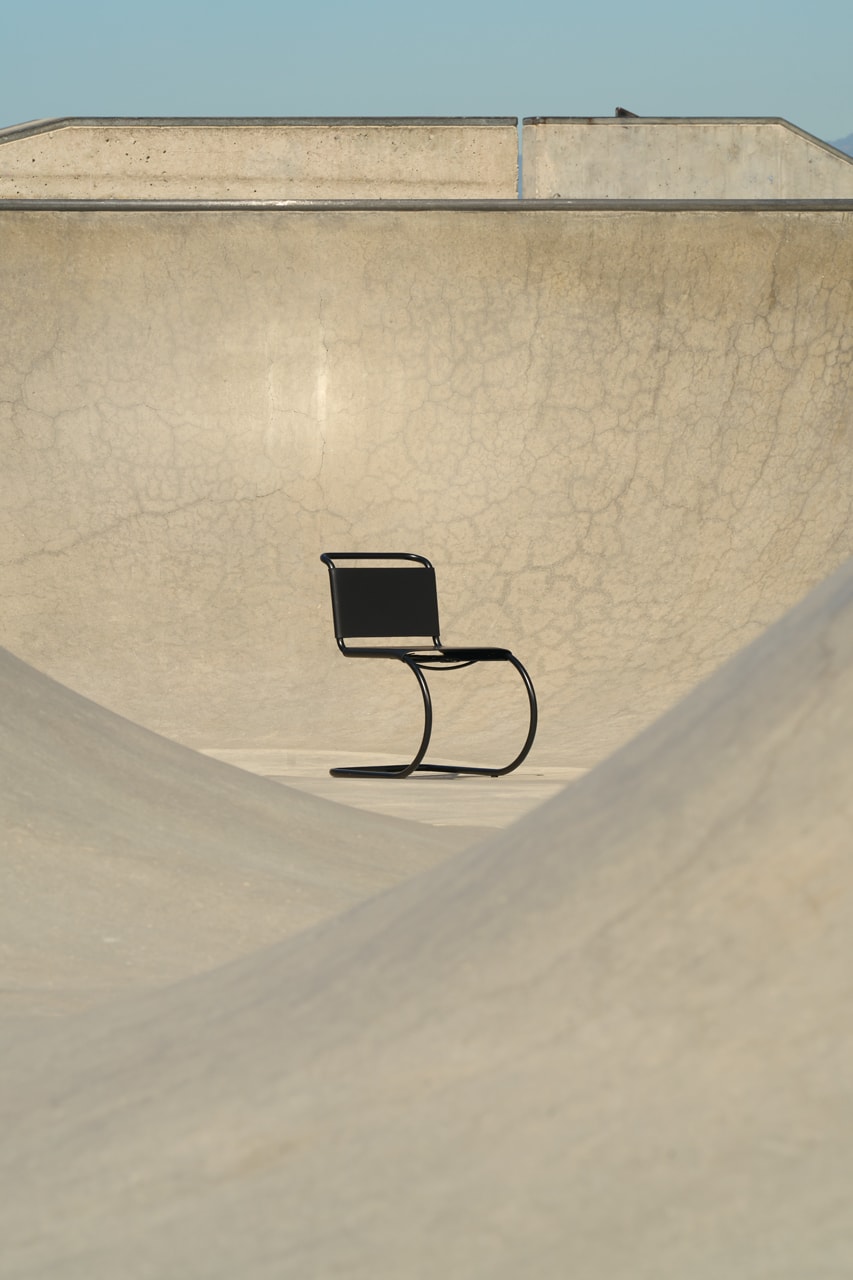 knoll bauhaus era new colors photo campaign venice beach skatepark adam jason cohen suzanne michaels interview conversation release dates prices info mr chair table wassily chair cesca stools laccio table