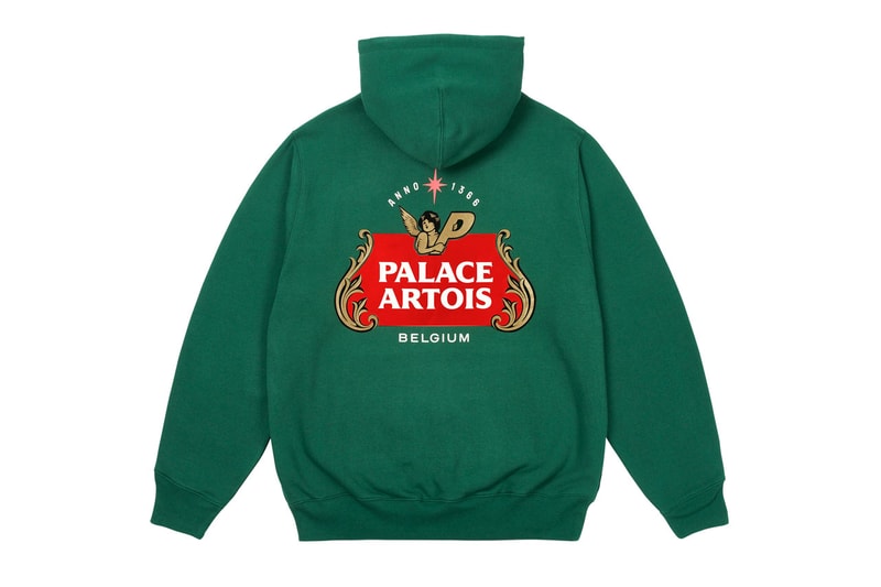 Palace Skateboards Stella Artois Collaboration Fashion Style Wimbledon Tennis Pub Culture London Streetwear Hoodie Pint Beer
