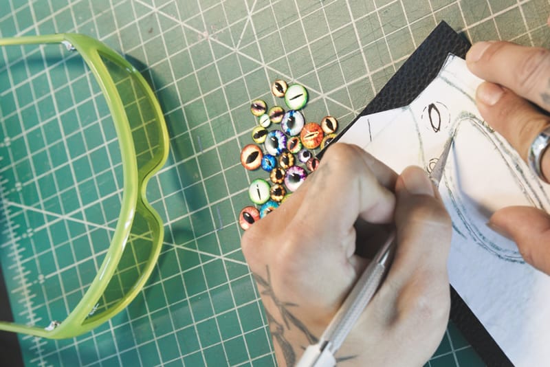 Justin Son’s Custom Ray-Ban Xan Sunglasses Are Equal Parts Fun and Freaky