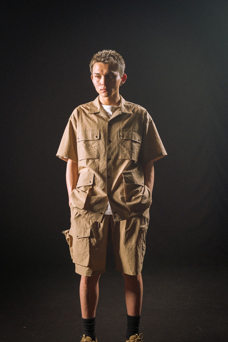 Nanga Japanese Outdoor Brand 30th Anniversary Collection DotAir® Open-Collared Shirt Cargo Shirt Down Blanket 