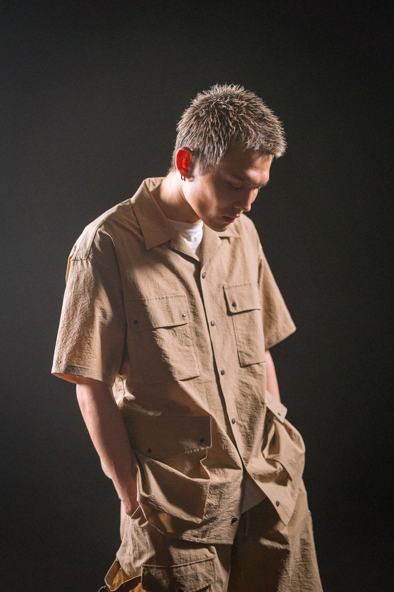 Nanga Japanese Outdoor Brand 30th Anniversary Collection DotAir® Open-Collared Shirt Cargo Shirt Down Blanket 