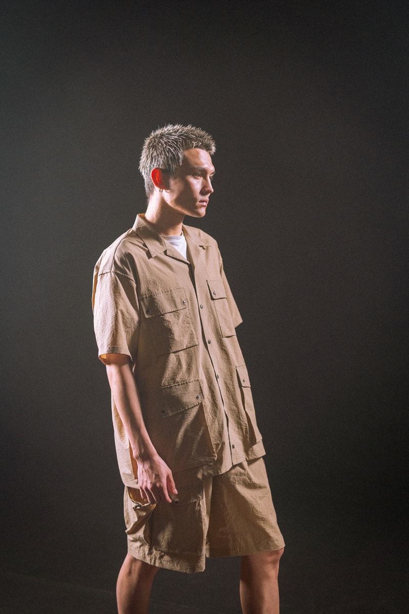 Nanga Japanese Outdoor Brand 30th Anniversary Collection DotAir® Open-Collared Shirt Cargo Shirt Down Blanket 