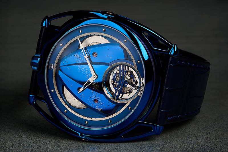 The Kind of Blue Tourbillon Is the Newest Timepiece To Join De Bethune's DB28XP Collection