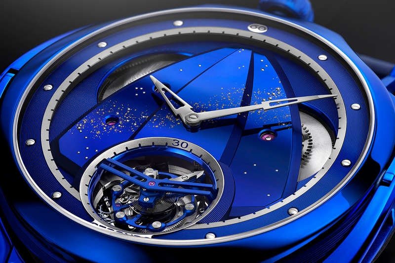 De Bethune DB28XP Kind of Blue Tourbillon Limited Edition Release Info DB2009V5 caliber Grade 5 titanium