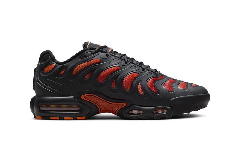 Nike Air Max Plus Drift “Dragon” FD4290-010 Release Info Off Noir Black Dragon Red Hyper Crimson Swoosh logo 