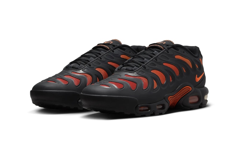 Nike Air Max Plus Drift “Dragon” FD4290-010 Release Info Off Noir Black Dragon Red Hyper Crimson Swoosh logo 