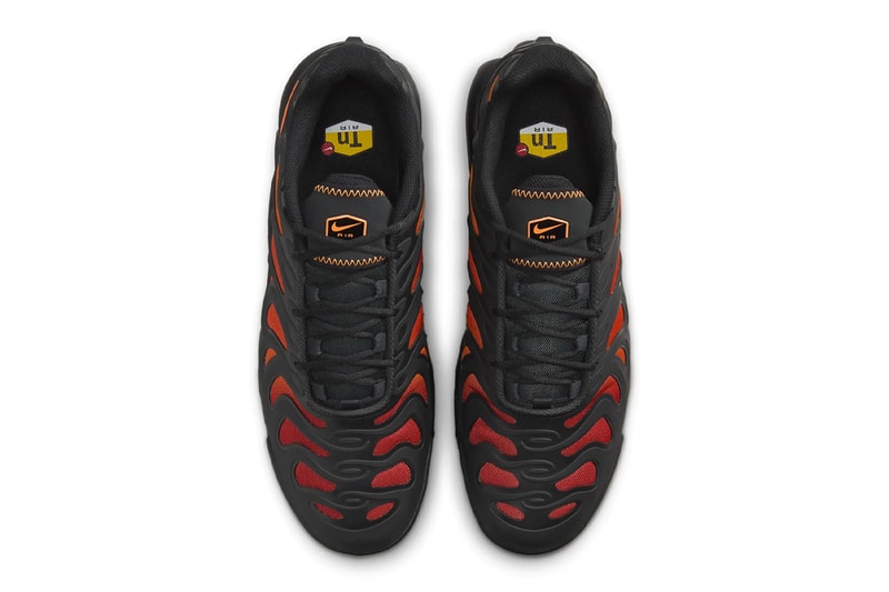 Nike Air Max Plus Drift “Dragon” FD4290-010 Release Info Off Noir Black Dragon Red Hyper Crimson Swoosh logo 