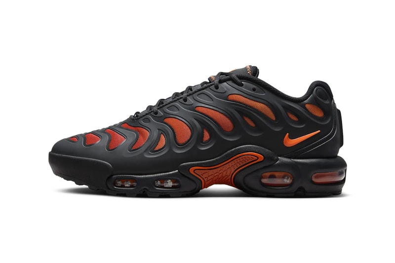 Nike Air Max Plus Drift “Dragon” FD4290-010 Release Info Off Noir Black Dragon Red Hyper Crimson Swoosh logo 