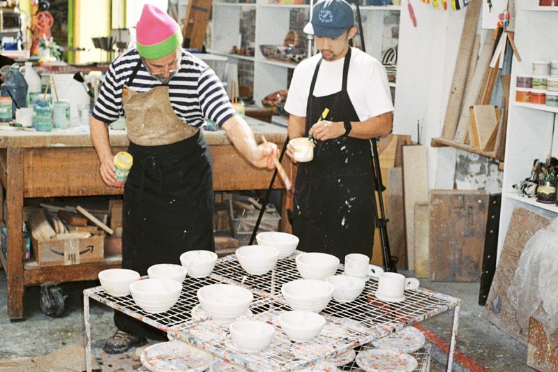 Rocky’s Matcha x Peter Shire Echo Park Pottery Collaboration Limited Edition chawans release info Adrian Saxe Sam Francis
