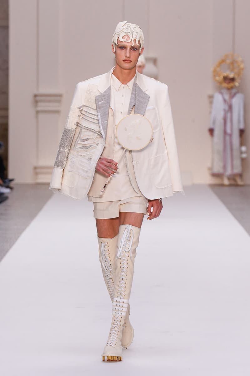 thom browne olympics high fashion couture fall 2024 paris fashion week serena williams athletes 