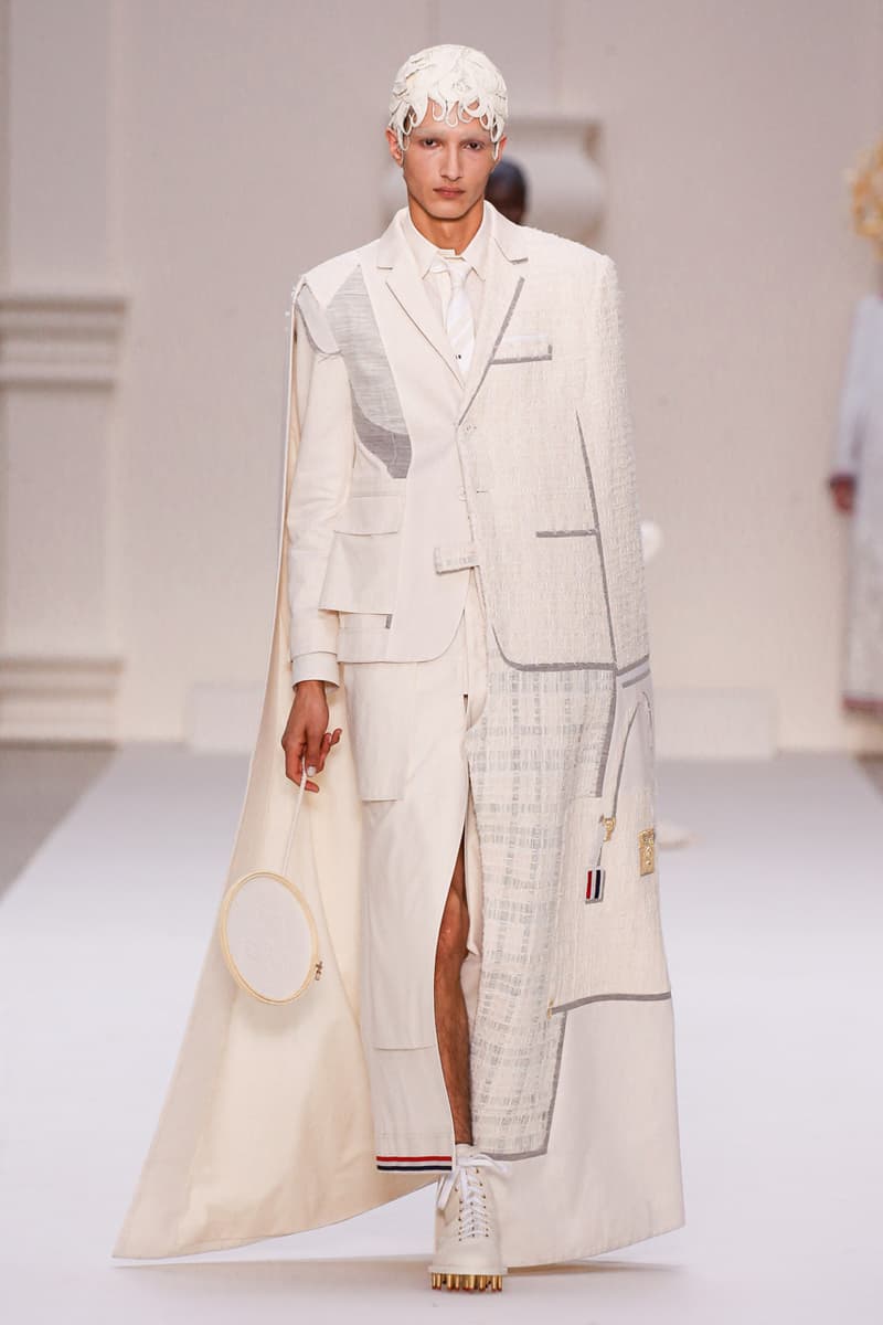 thom browne olympics high fashion couture fall 2024 paris fashion week serena williams athletes 